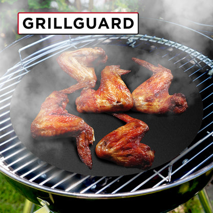 Universal GrillGuard for Rectangular and Round Grills | 100% FDA Approved and PFOA/BPA Free